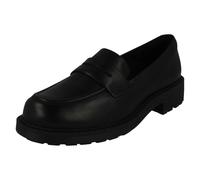 Clarks Ladies Clarks Chunky Sole Slip On Loafer Orinoco 2 Penny - Black - UK 6.5