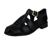 Clarks Ladies Clarks Fisherman Flats Hana Sun - Black - UK 5.5
