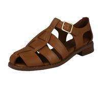 Clarks Ladies Clarks Fisherman Flats Hana Sun - Tan - UK 7