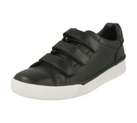 Clarks Ladies Clarks Hook And Loop Fastening Trainers CraftCup Strap - Black - UK 5.5