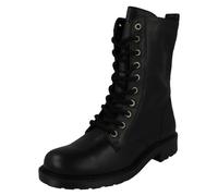 Clarks Ladies Clarks Lace Up Detailed Combat Style Boots Orinoco2 Style - Black - UK 4.5 - E