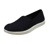 Clarks Women's Brinkley Emily Loafer Flat, Navy, 3 UK