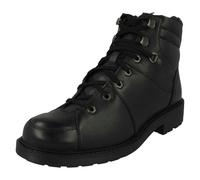 Clarks Ladies Clarks Military Style Waterproof Lace Up Boots Orinoco2 Hike WP - Black - UK 5
