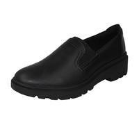 Clarks Ladies Clarks Slip On Lightweight Shoes Calla Rae - Black - UK 4