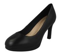 Clarks Ladies Clarks Smart Everyday Court Shoes Ambyr 2 Braley - Black - UK 6.5