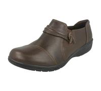 Clarks Ladies Clarks Smart Flats Cheyn Madi - Dark Brown - UK 5.5 - D