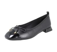 Clarks Ladies Clarks Square Toe Ballet Shoes Ubree15 Poppy - Black Combination - UK 6.5