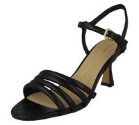 Clarks Ladies Clarks Strappy Heeled Sandals Amali May - Black - UK 4