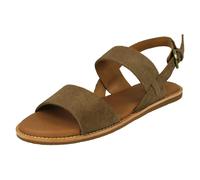 Clarks Ladies Clarks Strappy Sandals Karsea Strap - Olive - UK 4
