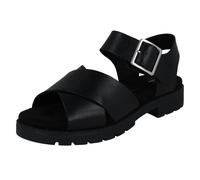 Clarks Orinoco Cross Womens Black Leather, 5.5
