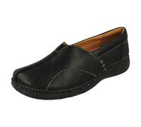 Clarks Women's 261686694 loafer, Black Black Leather, 5.5 UK