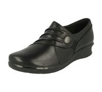 Clarks Ladies Clarks Wedge Heel Shoes - Hope Roxanne - Black - UK 6.5 - E