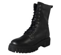 Clarks Ladies Clarks Zip & Lace Up Chunky Sole Tall Ankle Boots Page Lace - Black - UK 4