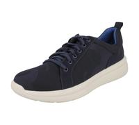 Clarks Ladies CloudSteppers Lightweight Trainers Ezera Lace - Dark Navy Textile - UK Size 5D - EU Size 38 - US Size 7.5M