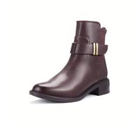 Clarks Ladies Maye Beth Dark Brown Leather 9