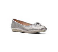 Clarks Ladies Silver Freckle Ice Shoes Silver Metallic