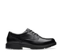 Clarks Lane Stride Black Leather Black