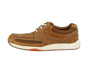 Clarks Langton Lane, mens Low-Top Sneakers, Tan nubuck, 9.5 UK (44 EU)