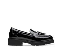 Clarks Women's Lauryl Tassel, Black Pat, 5.5 UK