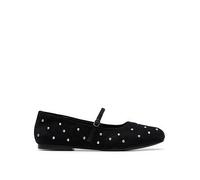 Clarks Livia Stud Suede Ballerinas, Black, Size 4, Women Black