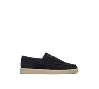 Clarks Lockford Boat Mens Navy Suede, 9