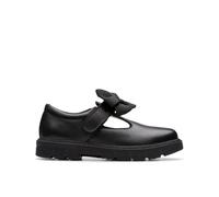 Clarks Lorcam Hope K. Childrens Black Leather, 2