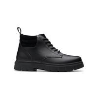 Clarks LorcamTrail Y Childrens Black Leather, 7.5