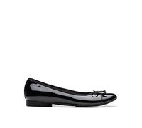 Clarks Loreleigh Rae Ballerina Shoe, Black, Size 8, Women Black
