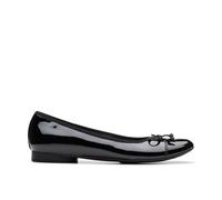 Clarks Women's Loreleigh Rae Ballet Flat, Black Pat, 3 UK