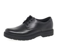 CLARKS Loxham Derby Y Boys Senior School Shoes 5.5 UK Black