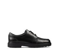 Clarks Loxham Pace Y Boys Senior School Shoes 5 Black
