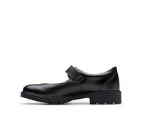 (Black, UK 5.5 Child) Girls Clarks Mary Jane Style Shoes Loxham Walk Y