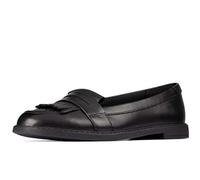 Clarks LoxhamBrogueY Childrens Black Pat, 3