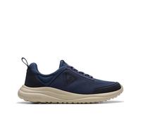 Clarks Lt 360 Lo Navy Combination Trainers,lace Up In Blue Blue