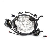 Clarks M3 Front & Rear Hydraulic Disc Brake Set - 2 Piston Hydraulic Brake System - 160mm Complete Brake Set Compatible with MTB and Hybrid Bikes