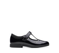 Clarks Magic Step Lo Girls School Shoes Black 2.5 UK