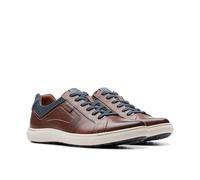 Clarks Mapstone Lace Mens Mahogany Leather, 10.5