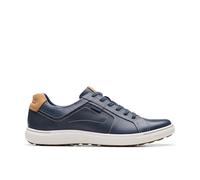 Clarks Mapstone Lace Mens Navy Leather, 8