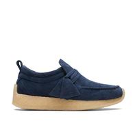 Clarks Maycliffe Dark Blue Trainers Blue 4.5-Standard Fit
