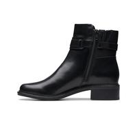Clarks Maye Bella Womens Black Leather, 6