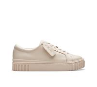 Clarks Mayhill Walk Leather Shoes In Cream Standard Fit Size 4, 1490921_BE