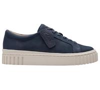 Clarks Women's Mayhill Walk Sneaker, Navy Nubuck, 8 UK