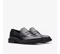 Clarks Men Burchill Penny Black Lea Slip On - Loafer Footbed UK 8,9,10,11 G