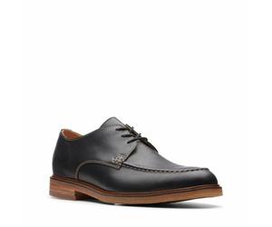 Clarks Men Clarkdale Apron Black Lea - Durable Sole UK 7.5 / true 8 G