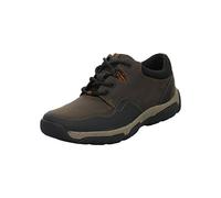 Clarks Men’s Walbeck Edge Sneakers, Brown (Brown Weather Proof Leather), 10 UK