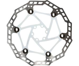 Clarks Men^Women Stainless Steel Floating Rotor Cycle 180 mm White