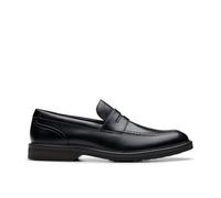 Clarks Men's Aldwin Step, Black Leather, 9 UK