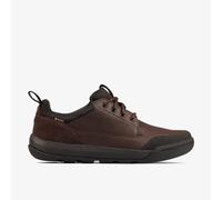 Clarks Mens Ashcombe Lo GORE-TEX Brown Leather Lace Up,Walking Leather Casual