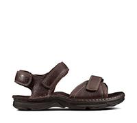Clarks Men's Atl Part Sandals, Braun (Dark Brown Lea), 7 UK