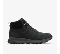 Clarks Mens ATL Trek Up Waterproof Black Warmlined Leather Ankle Boots,ATL,Lace
